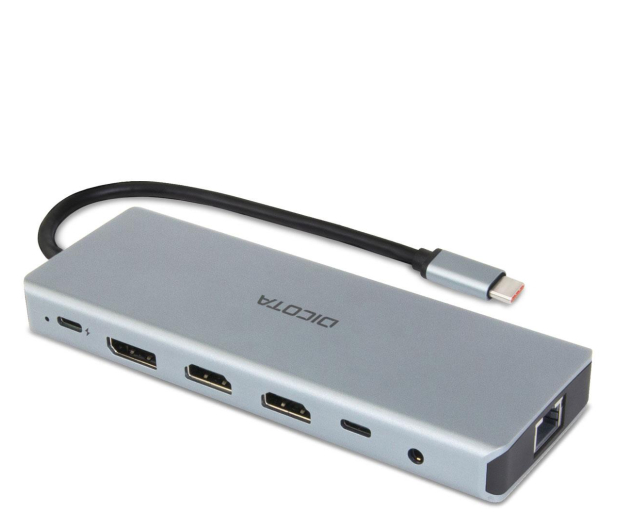 Dicota USB-C 13-in-1 Docking Station 4K HDMI/DP PD 100W - 1274836 - zdjęcie 2